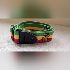 NYKO Guitar Strap - Red, Yellow, Green